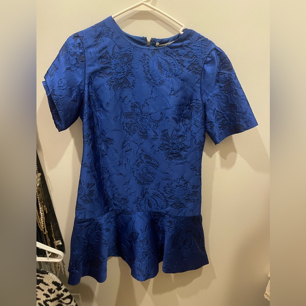 Alice and Olivia Esther Ruffle Hem mini dress